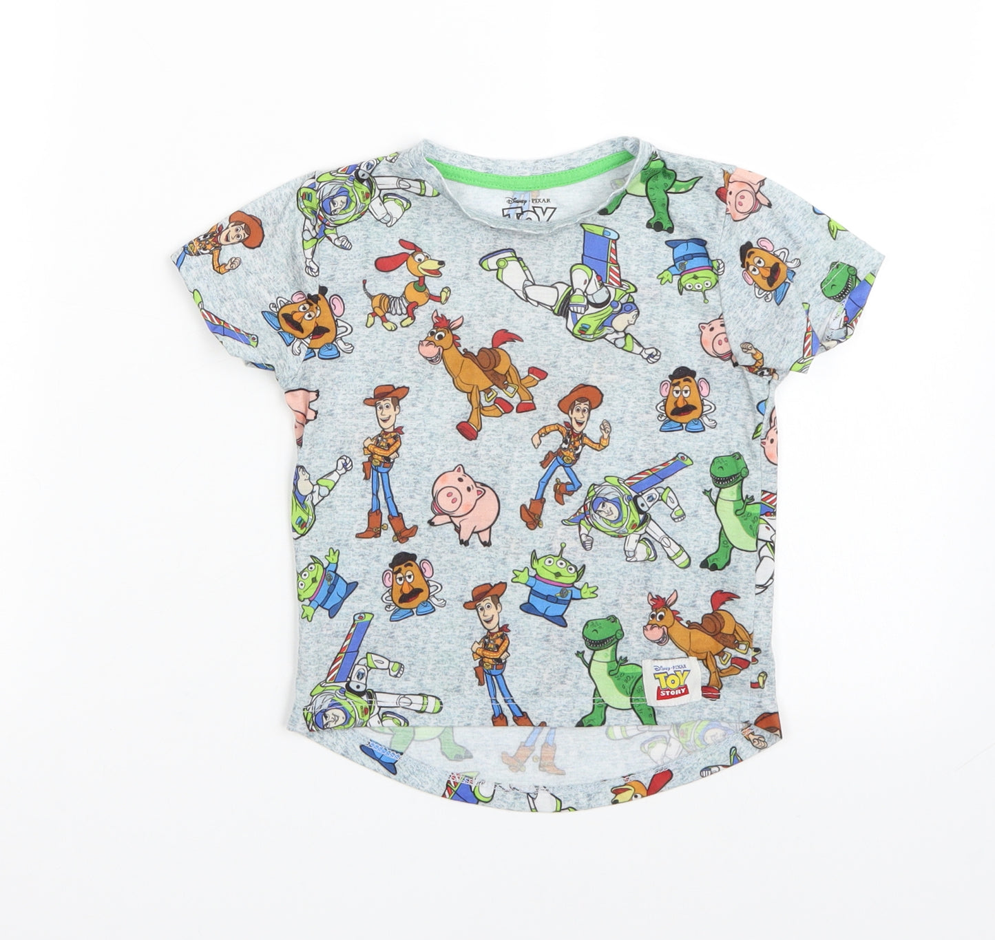 Disney Toy Story Boys Grey   Basic T-Shirt Size 2 Years