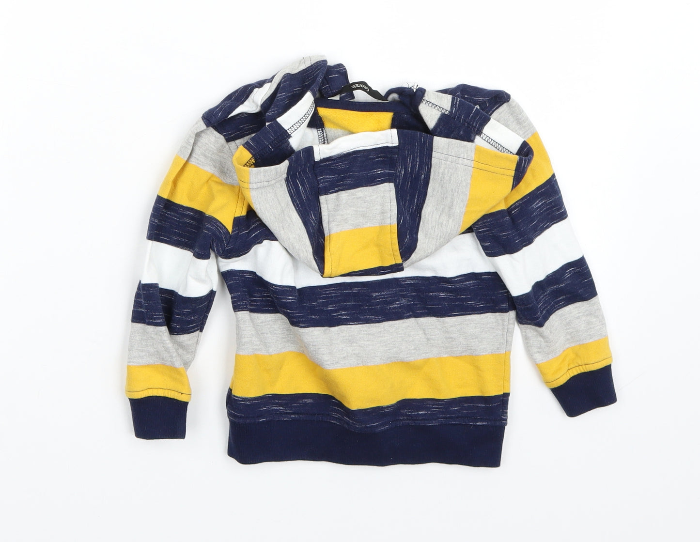 George Boys Grey Striped  Jacket  Size 2 Years