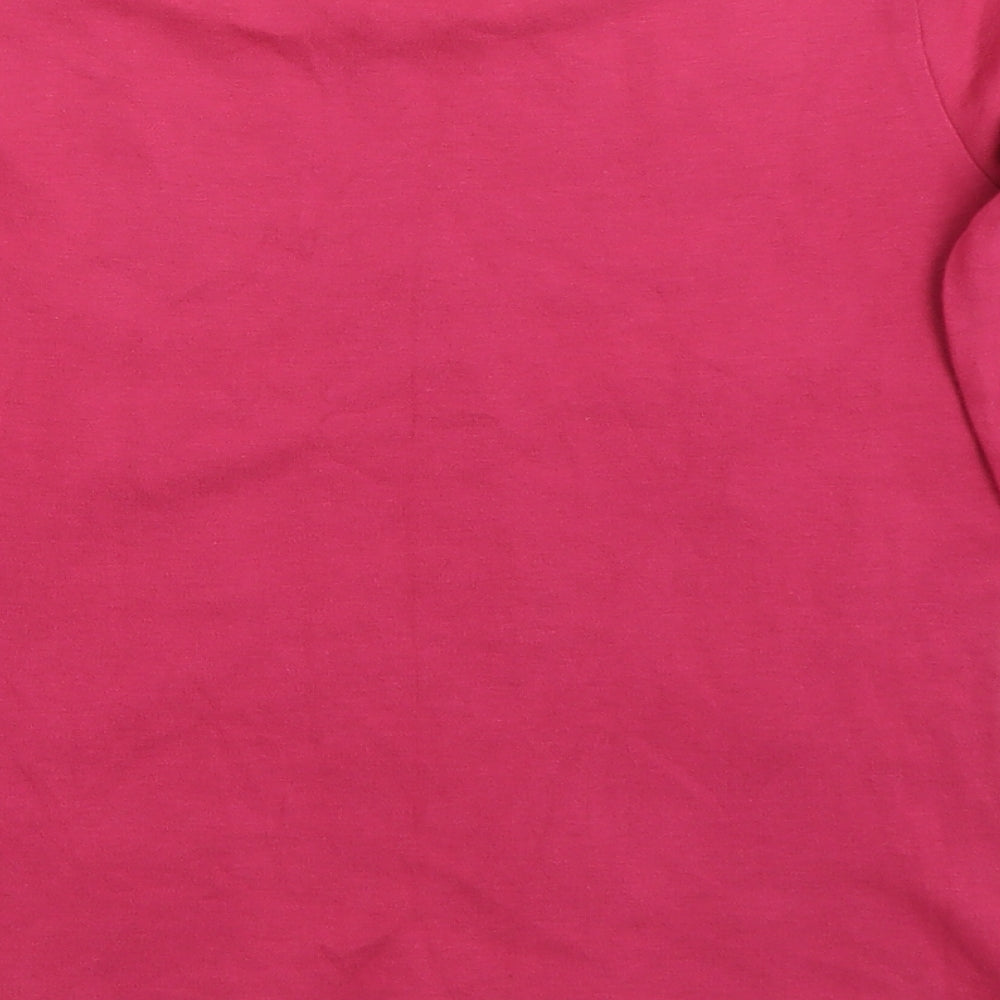 Cherokee Girls Pink   Basic T-Shirt Size 13 Years