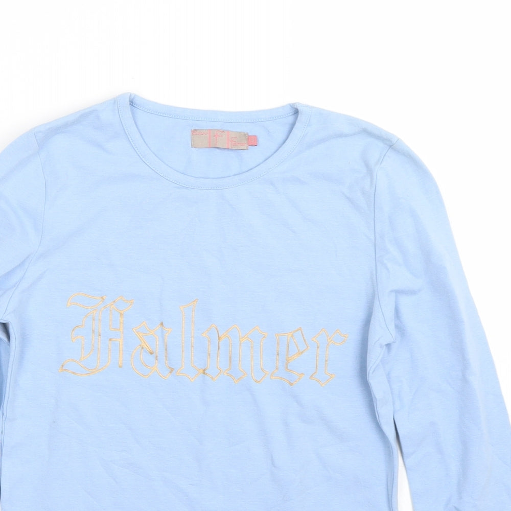 Falmer Womens Blue   Basic T-Shirt Size 8