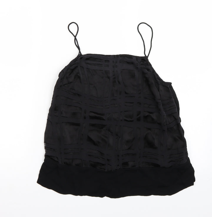 NEXT Womens Black Basic Tank Size 12