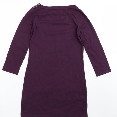 Marks and Spencer Womens Purple   Basic T-Shirt Size 8