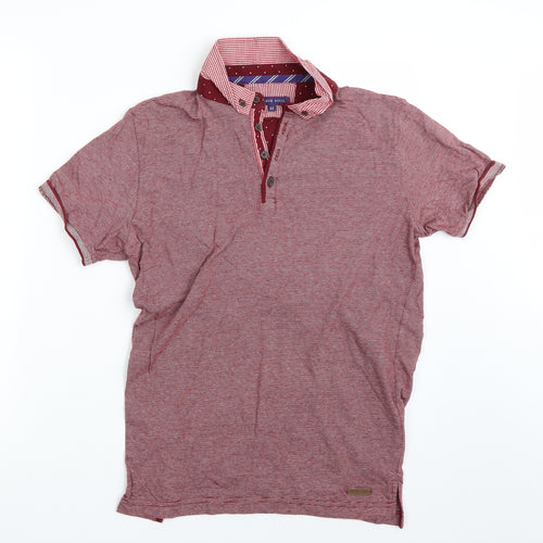 Brave Soul Mens Red    T-Shirt Size M