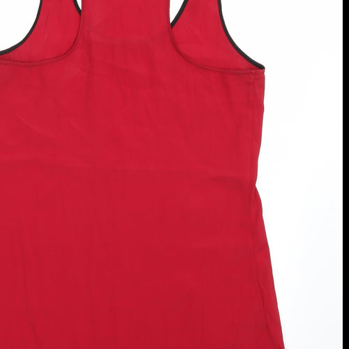Riverisland Womens Red   Basic Tank Size 10