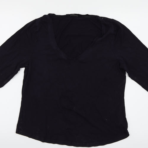 Florence + Fred  Womens Blue   Basic T-Shirt Size 20
