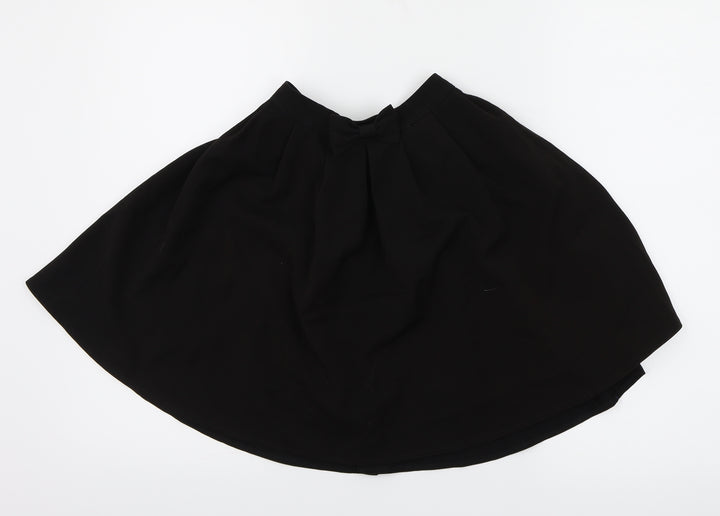 George Girls Black   A-Line Skirt Size 8-9 Years