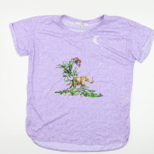 NEXT Womens Purple   Basic T-Shirt Size 14