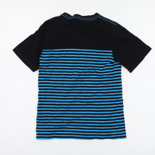 WZ Boys Black Striped  Basic T-Shirt Size 8 Years