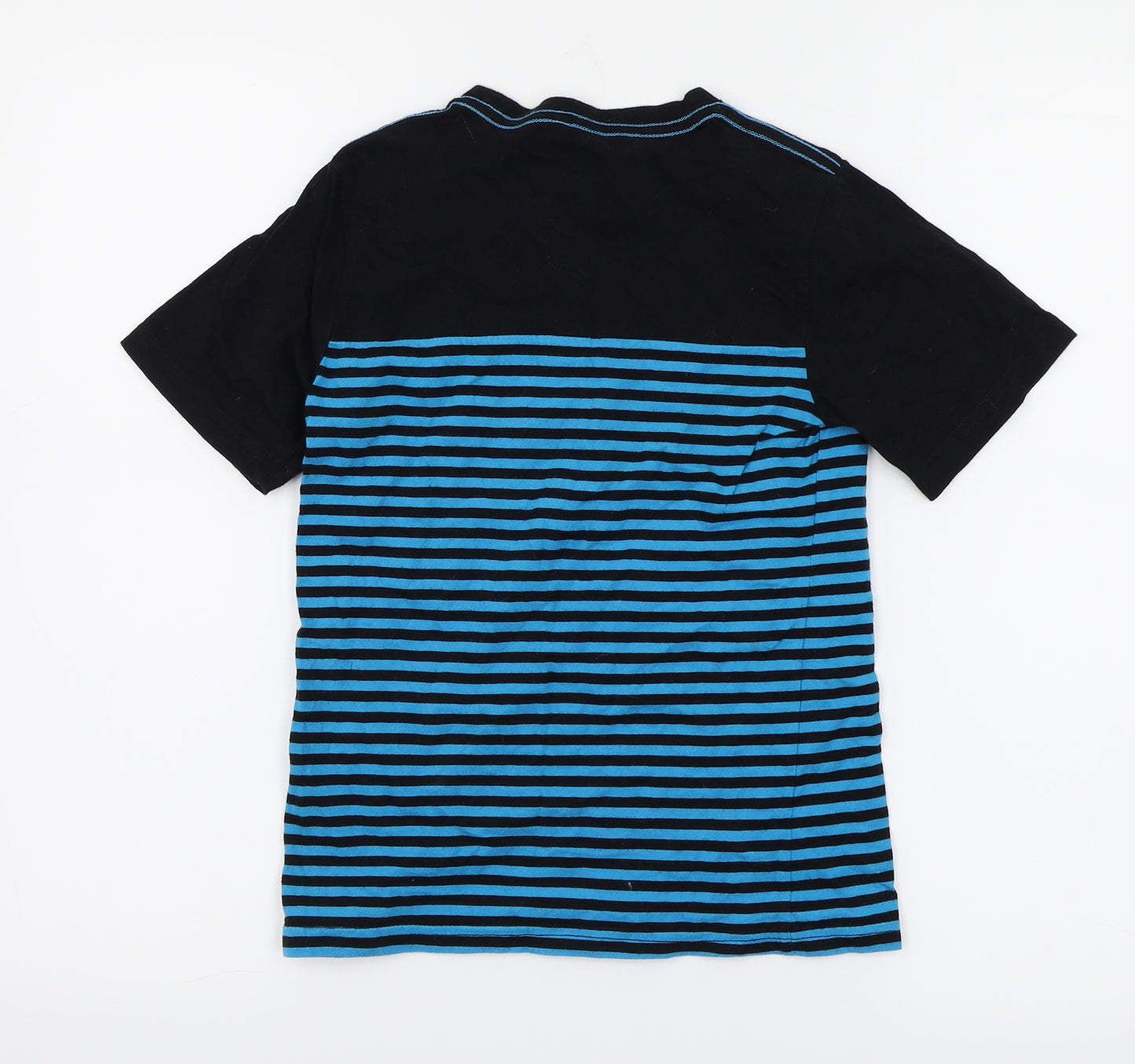 WZ Boys Black Striped  Basic T-Shirt Size 8 Years