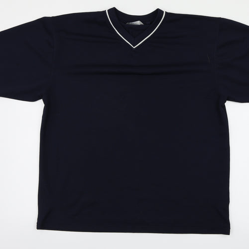 Magneto  Womens Blue   Basic T-Shirt Size XL