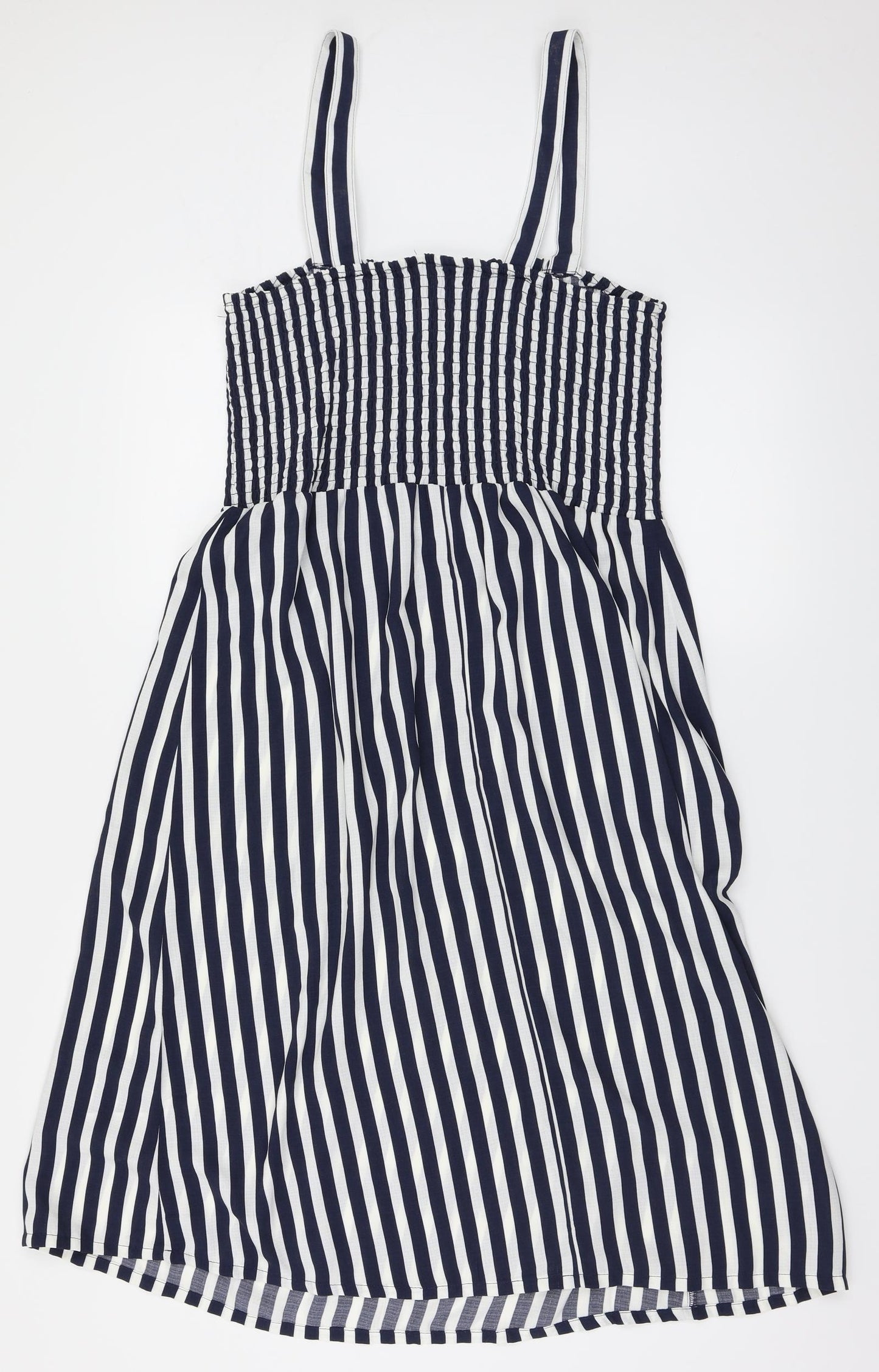 ESMARA Womens Blue Striped  A-Line  Size 16