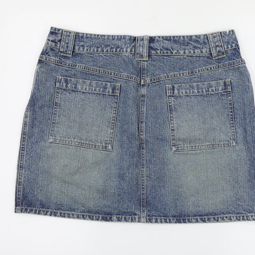 Dorothy Perkins Womens Blue   A-Line Skirt Size 16