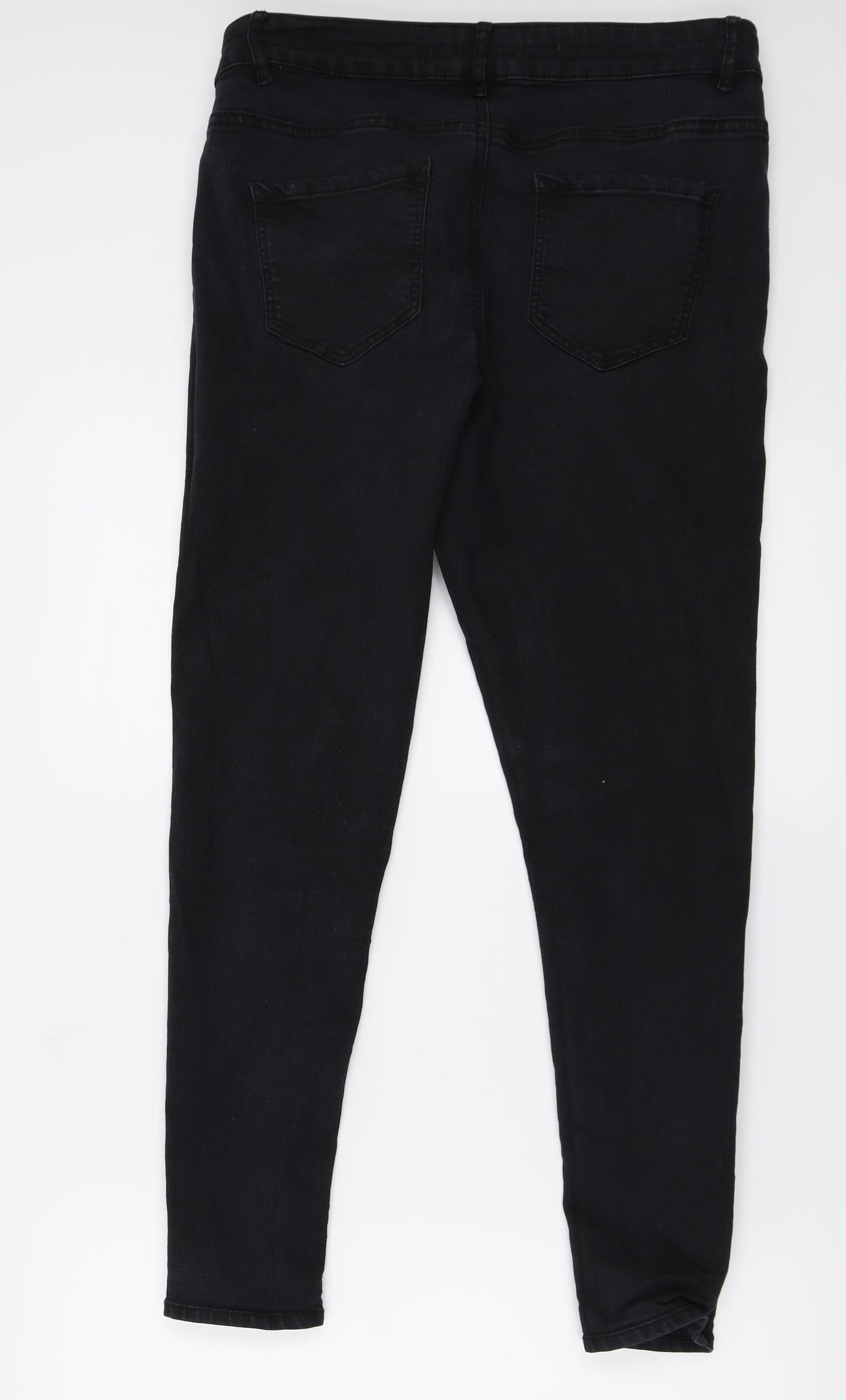 George Womens Black   Skinny Jeans Size 12 L25 in