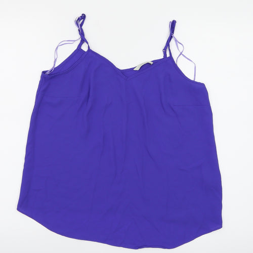 George Womens Blue   Basic Blouse Size 12