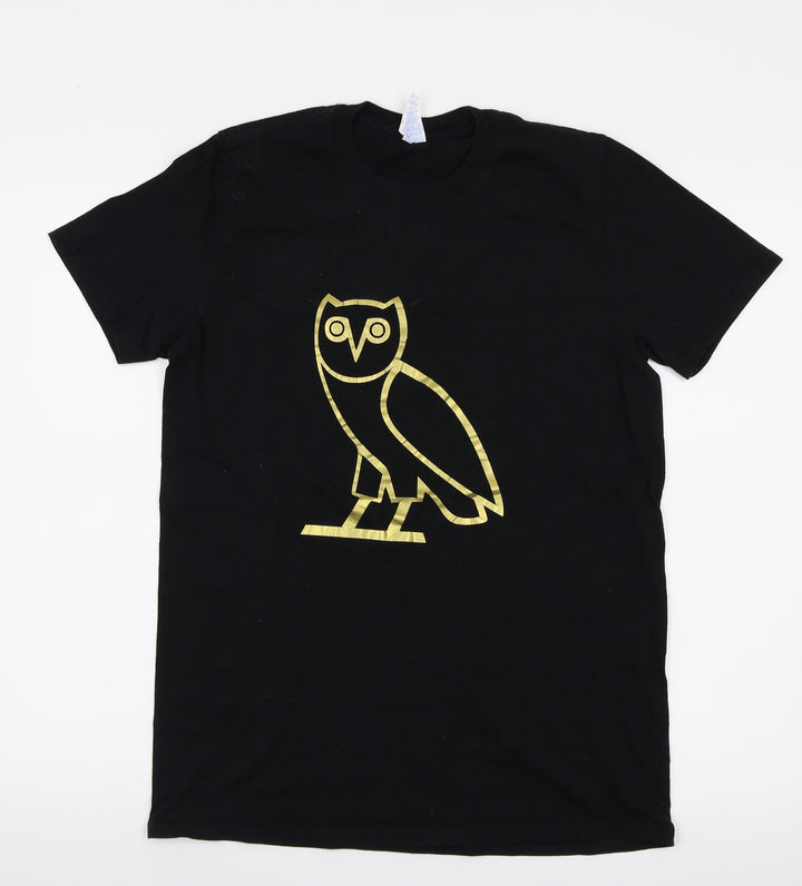 Gildan Womens Black Basic T-Shirt Size M