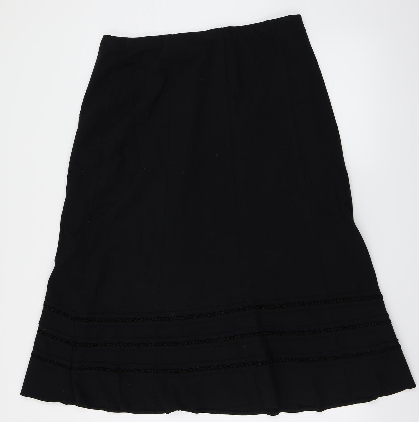 Marks and Spencer Womens Black   A-Line Skirt Size 16
