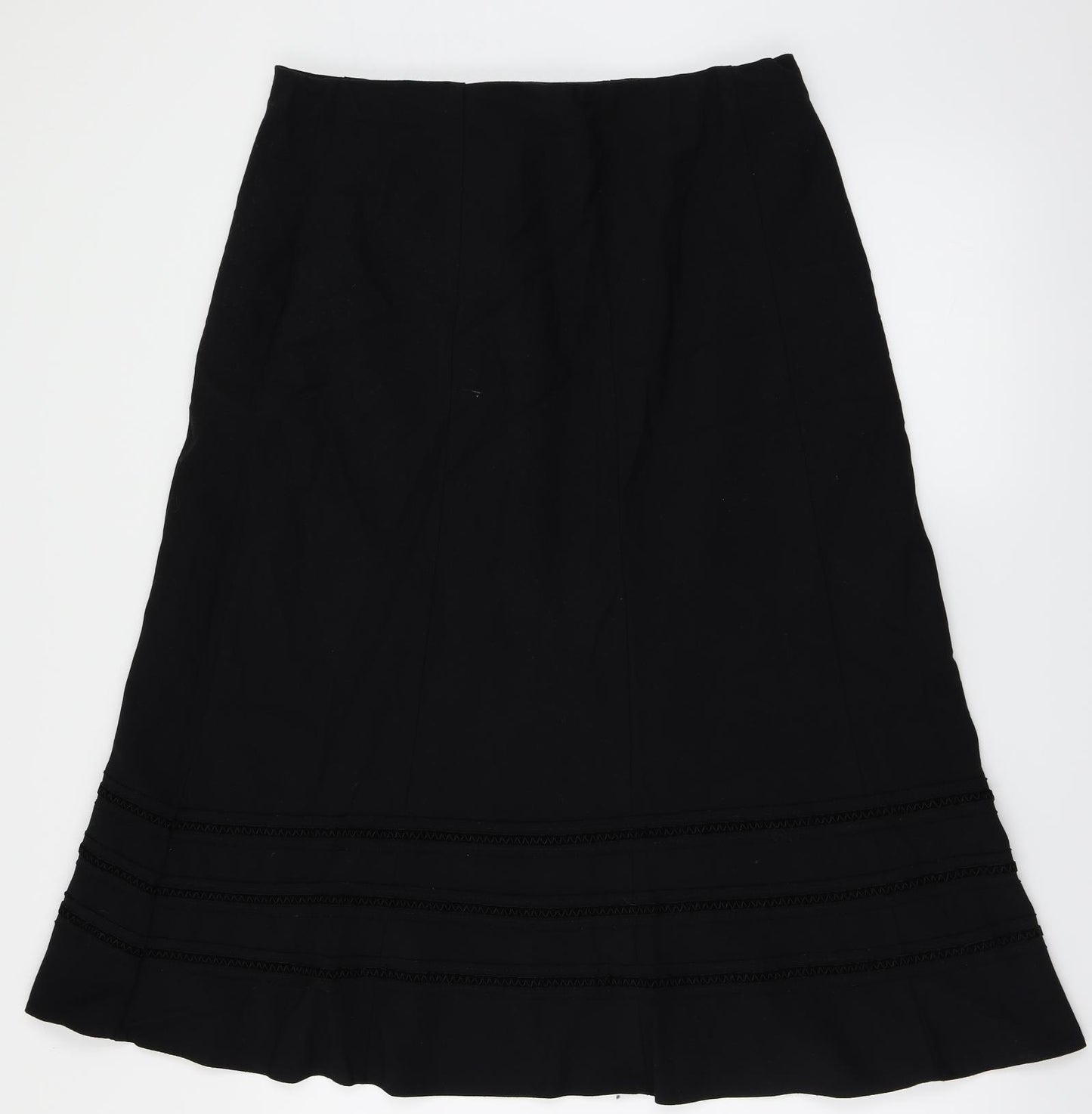 Marks and Spencer Womens Black   A-Line Skirt Size 16