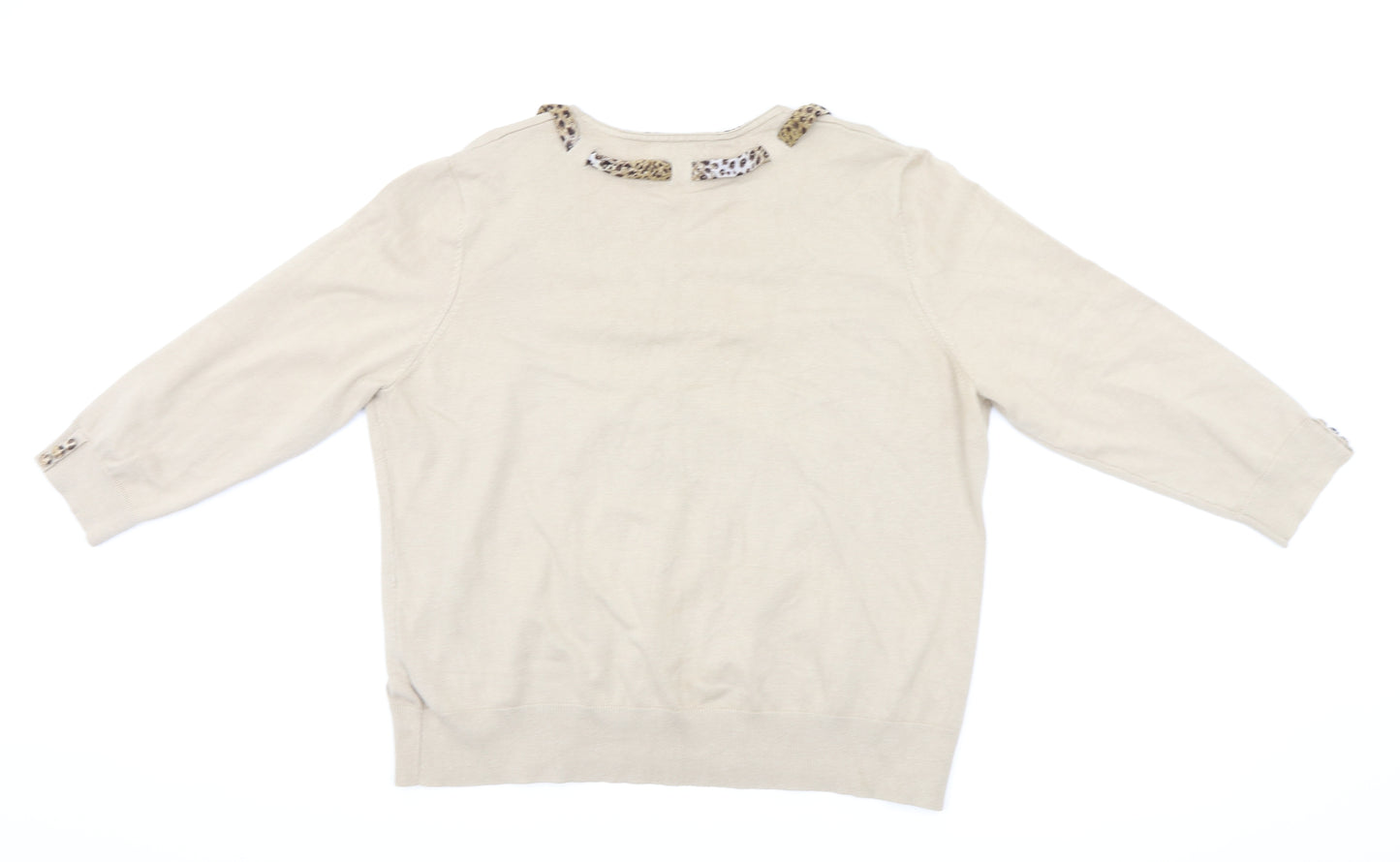 Debenhams Womens Beige   Pullover Jumper Size 20