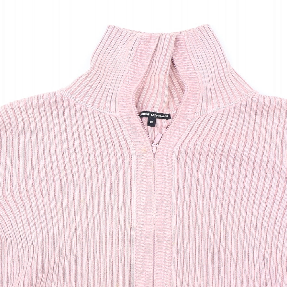 Debbie Morgan Womens Pink   Jacket  Size XL