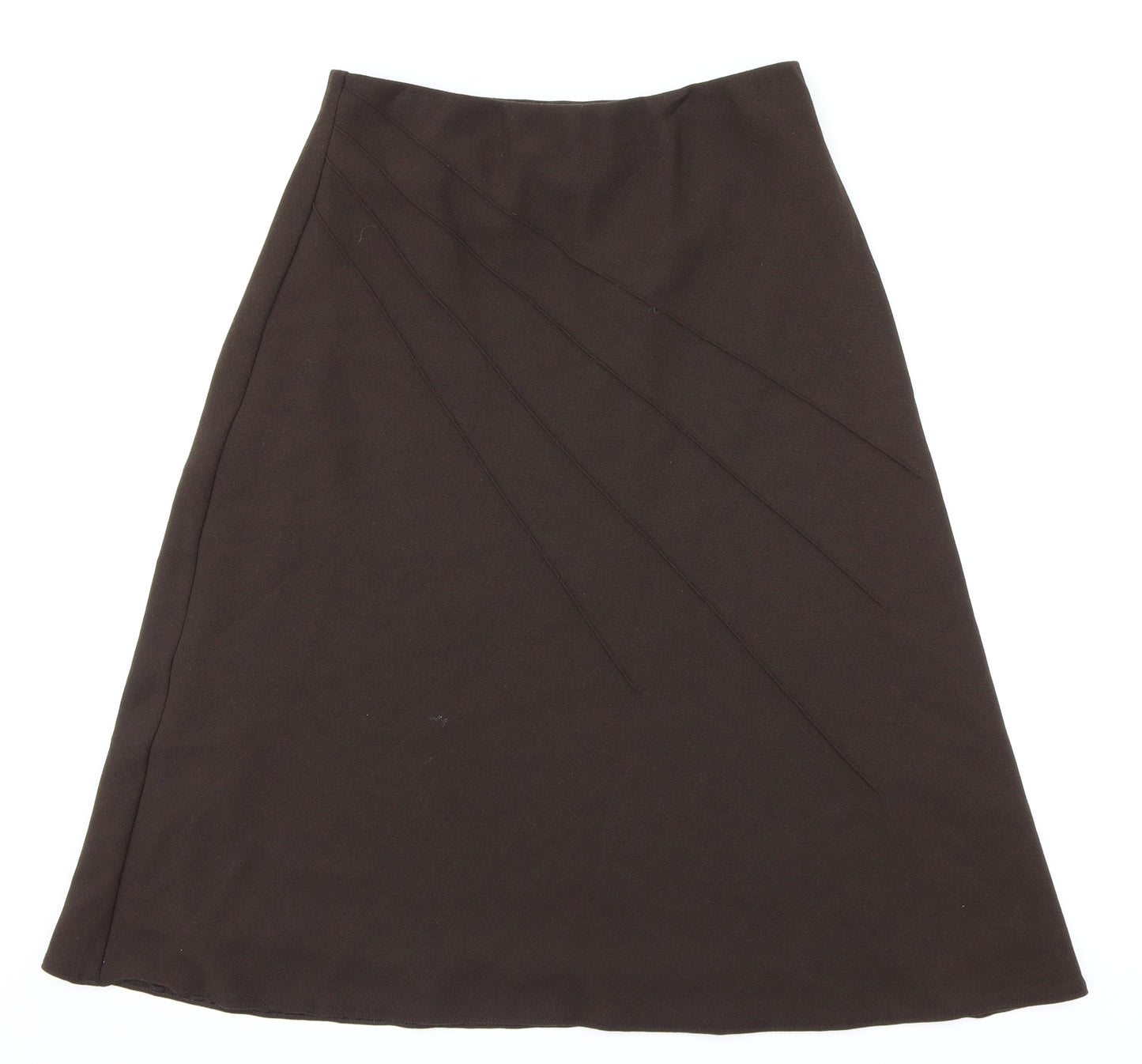 Marks and Spencer Womens Brown   A-Line Skirt Size 14