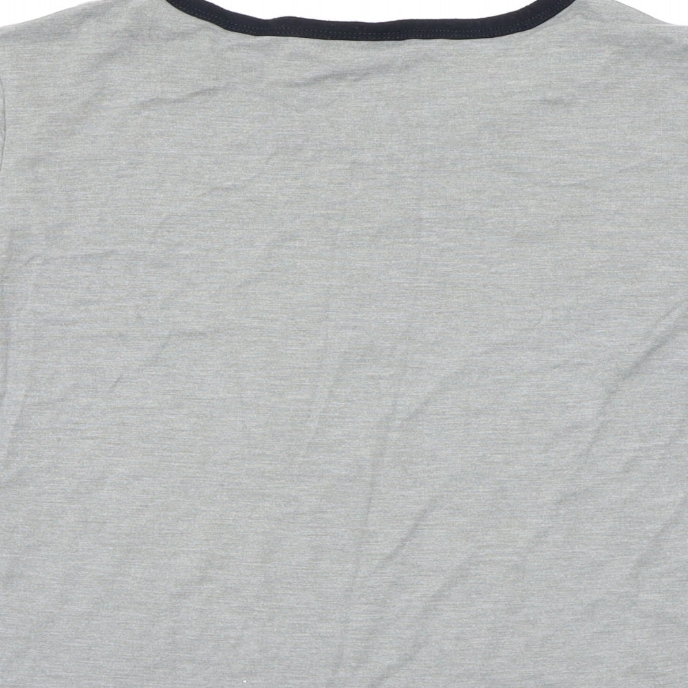 Topshop Womens Grey   Basic T-Shirt Size 10