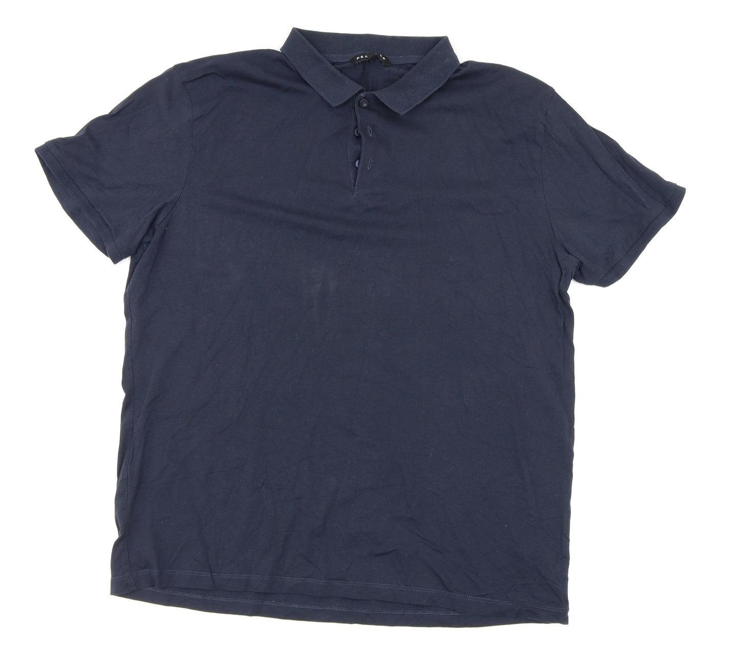 Peacocks Mens Blue    Polo Size L
