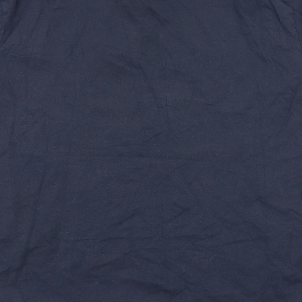 Peacocks Mens Blue    Polo Size L