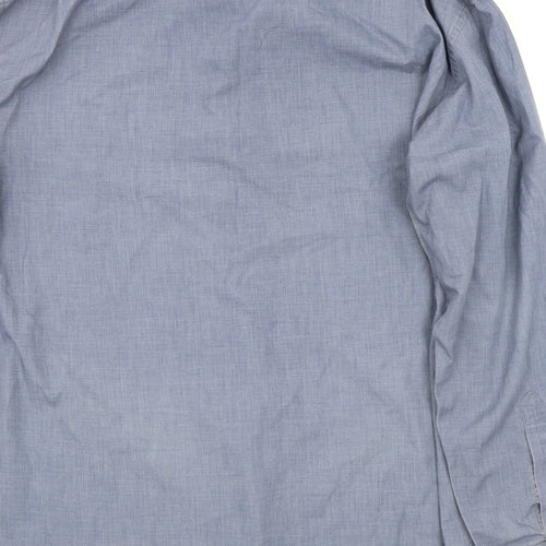 Oak Valley  Mens Blue    Button-Up Size L