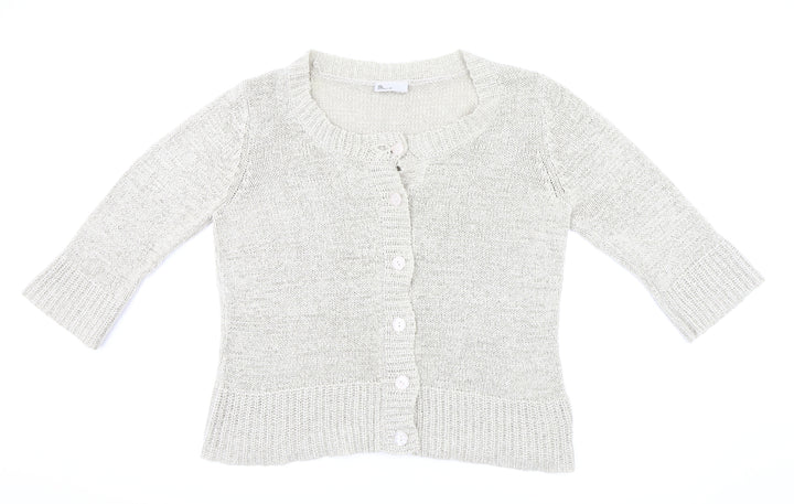 BHS Womens Beige Cardigan Jumper Size 18