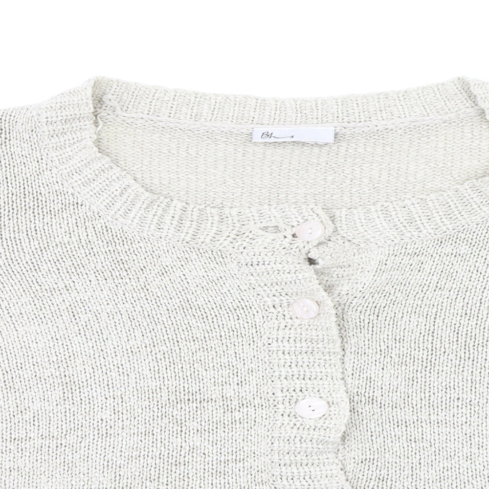 BHS Womens Beige   Cardigan Jumper Size 18