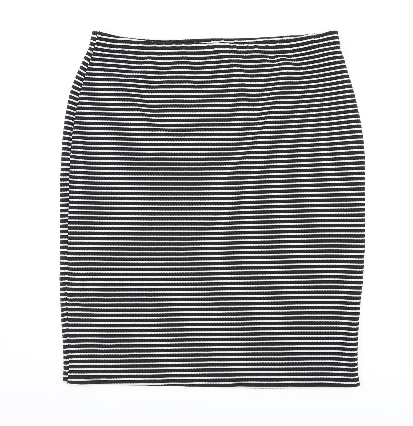 Atmosphere Womens Black Striped  A-Line Skirt Size 20