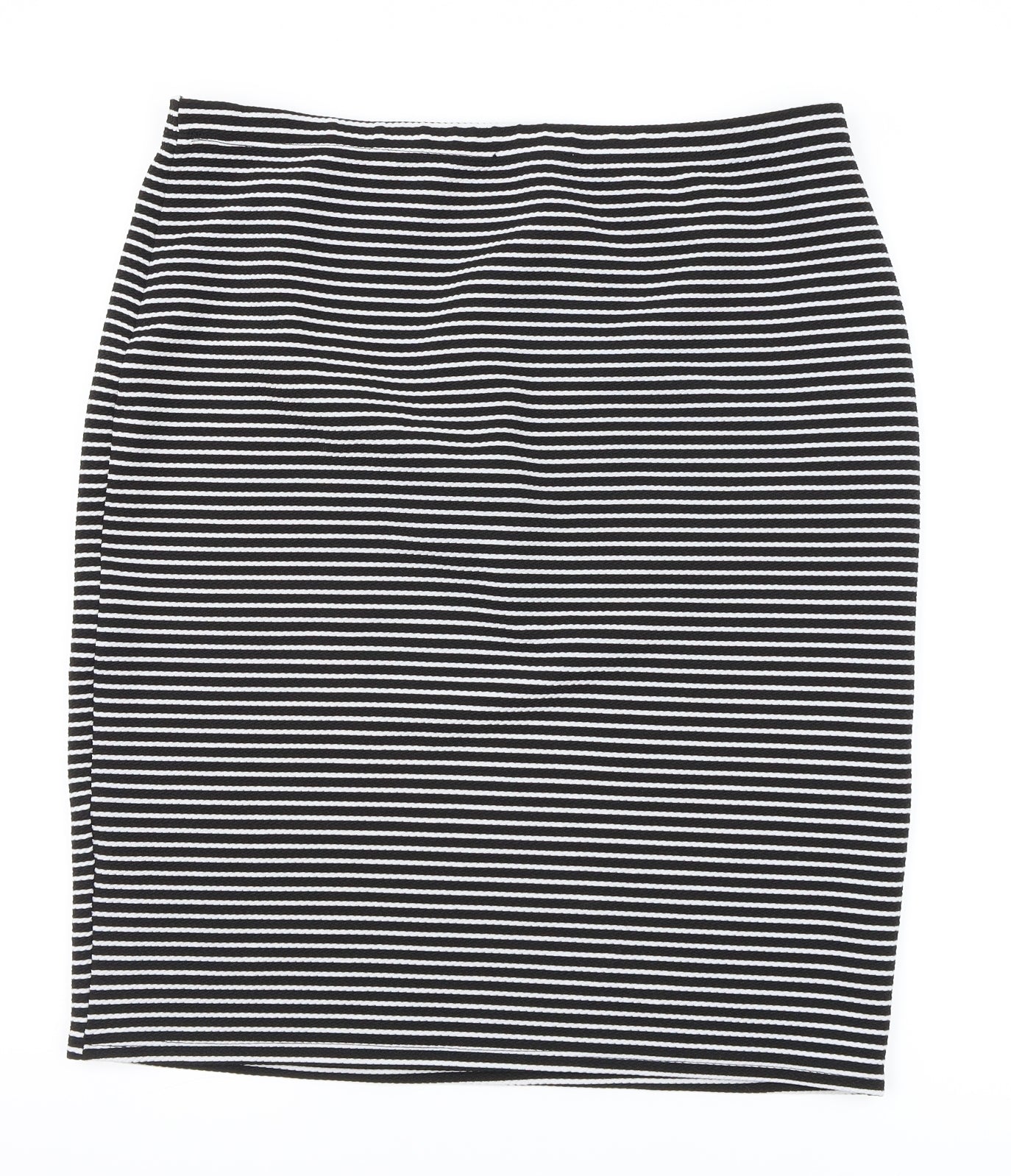 Atmosphere Womens Black Striped  A-Line Skirt Size 20