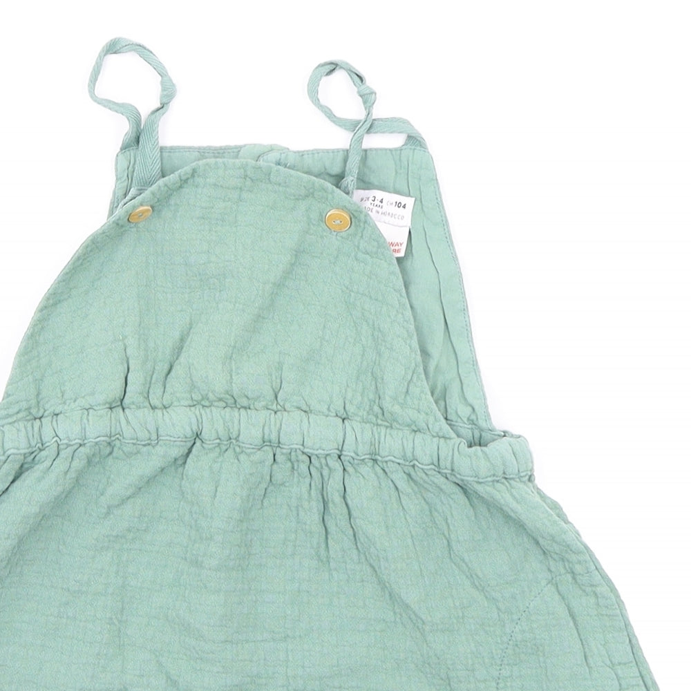 Zara Girls Green   A-Line  Size 3-4 Years