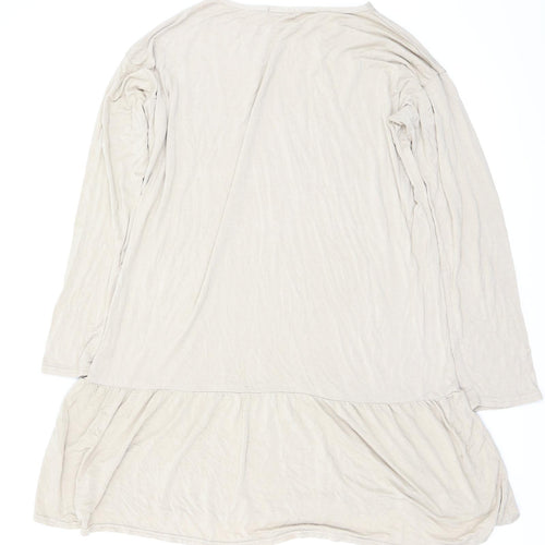 Boohoo Womens Beige   A-Line  Size 16
