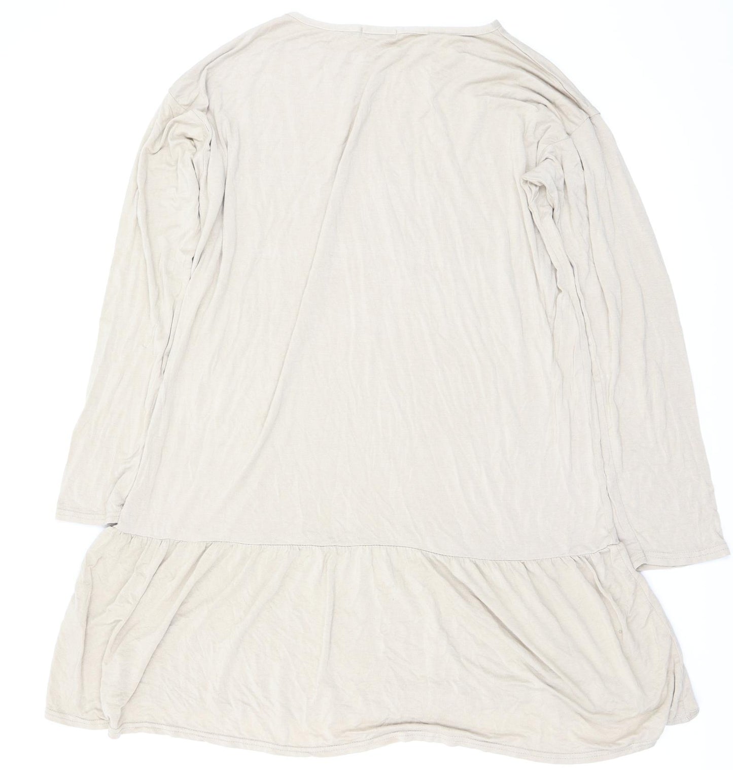 Boohoo Womens Beige   A-Line  Size 16