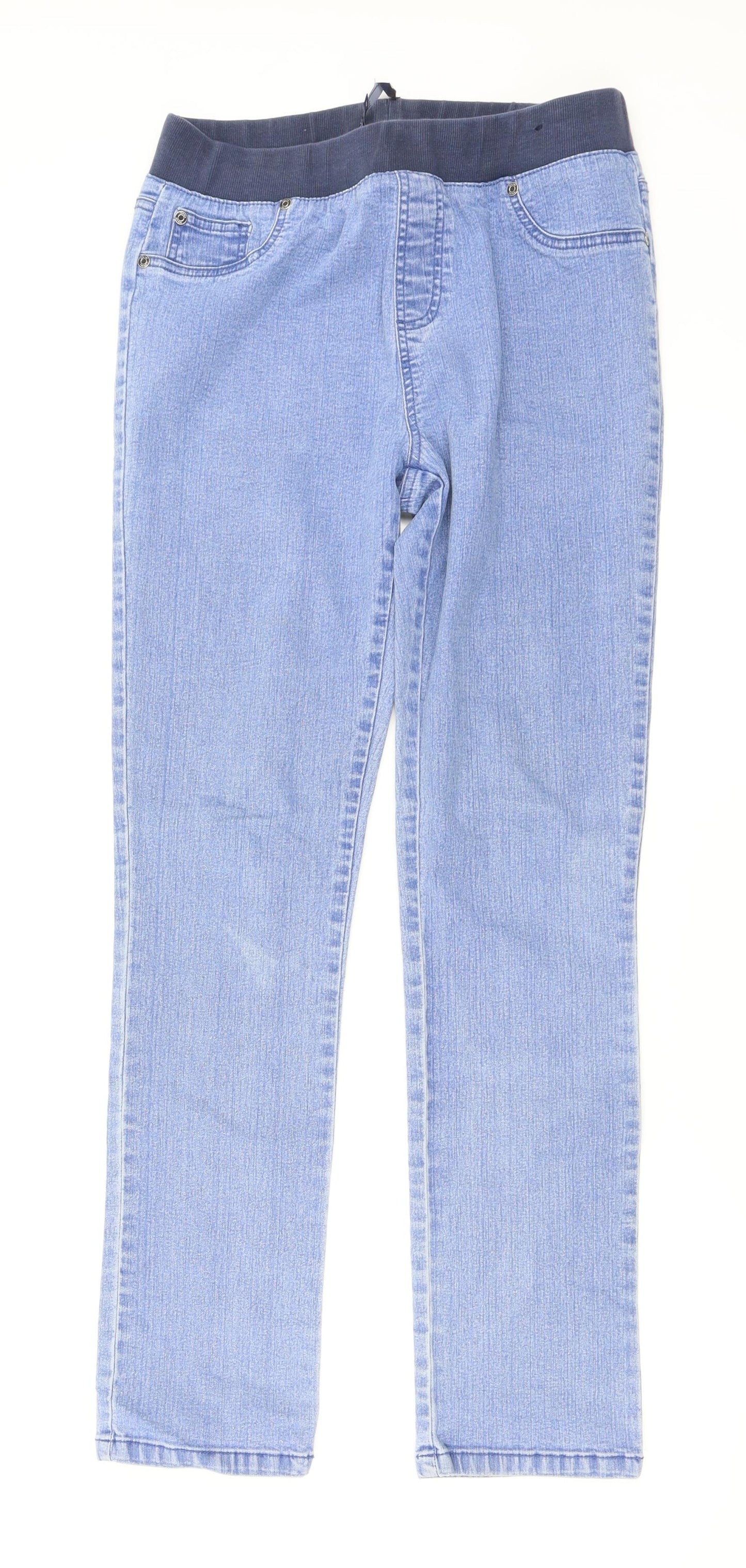 Maine New England Womens Blue   Straight Jeans Size 12 L27 in