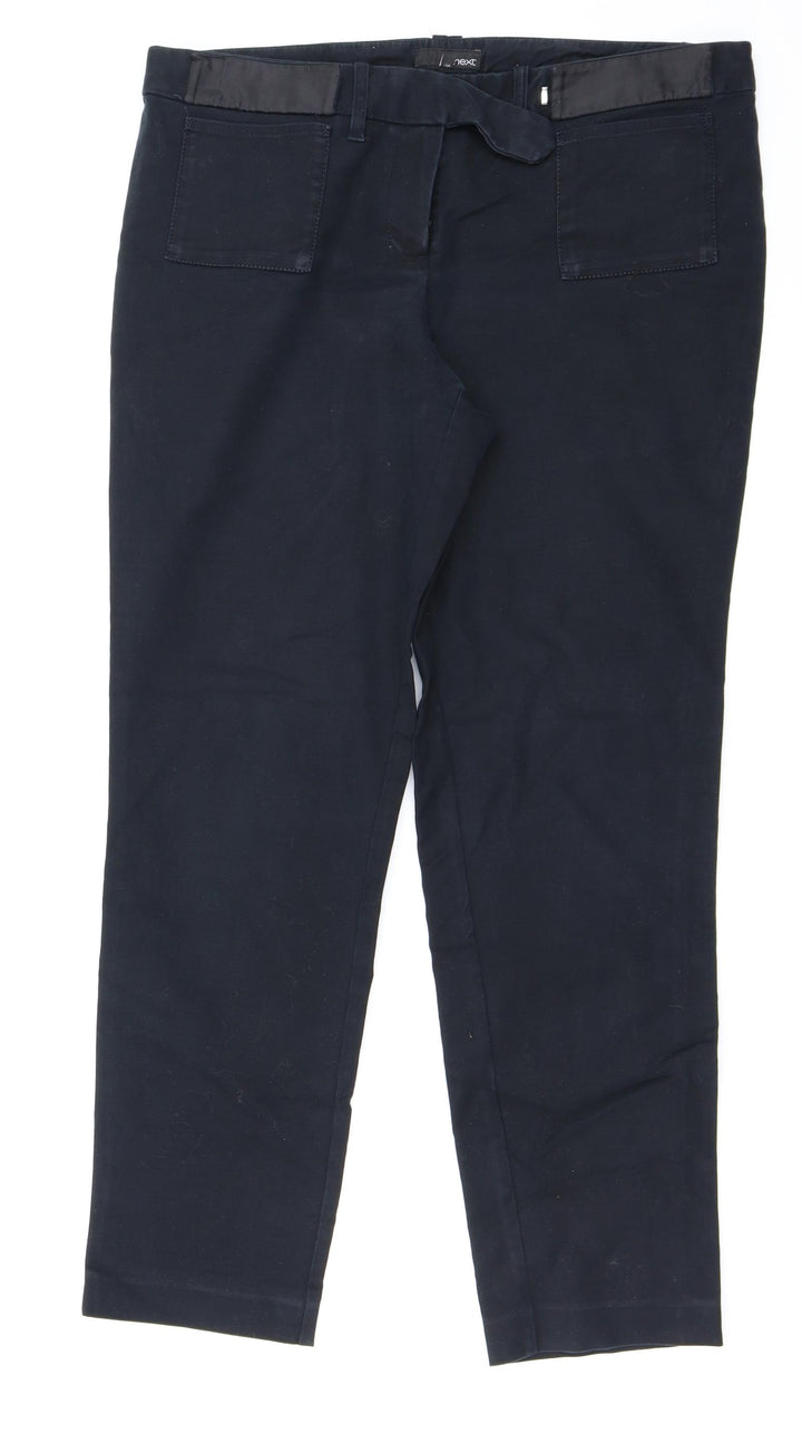 NEXT Womens Black Straight Jeans Size 12 L25 in