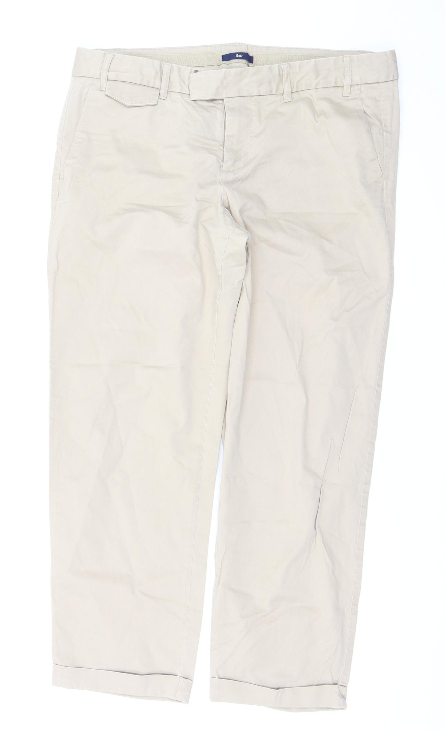 Gap Womens Beige   Trousers  Size 14 L25 in