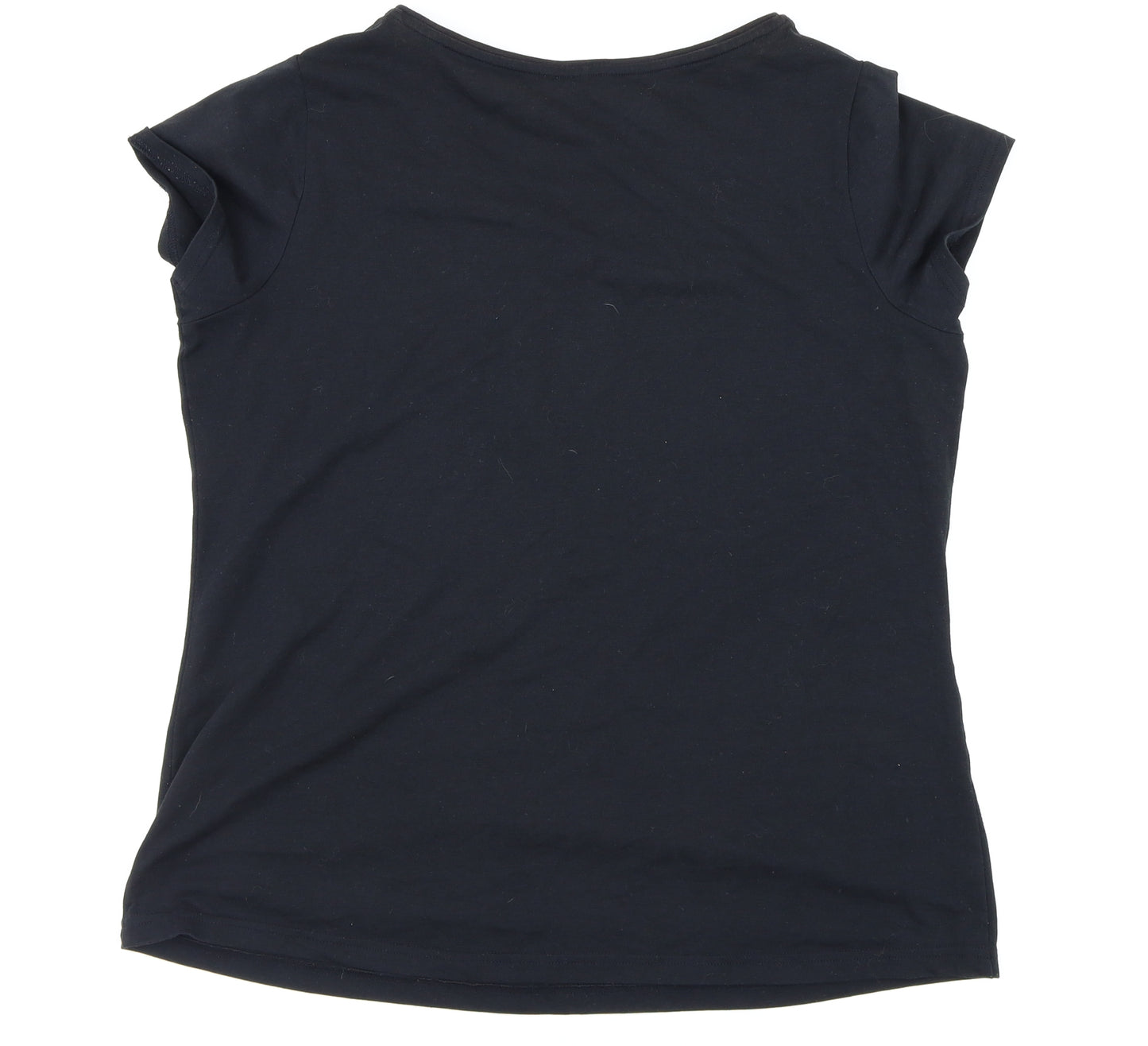 George Womens Black   Basic T-Shirt Size 18