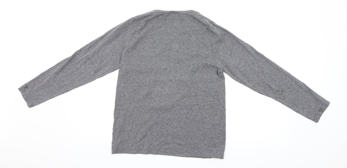 Disney Girls Grey   Basic T-Shirt Size 12-13 Years