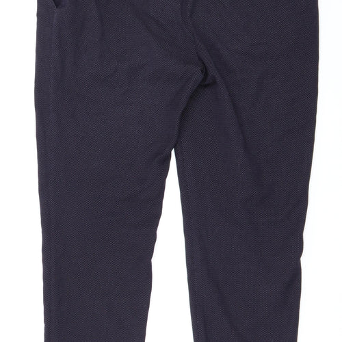 H&M Womens Blue   Trousers  Size 14 L25 in