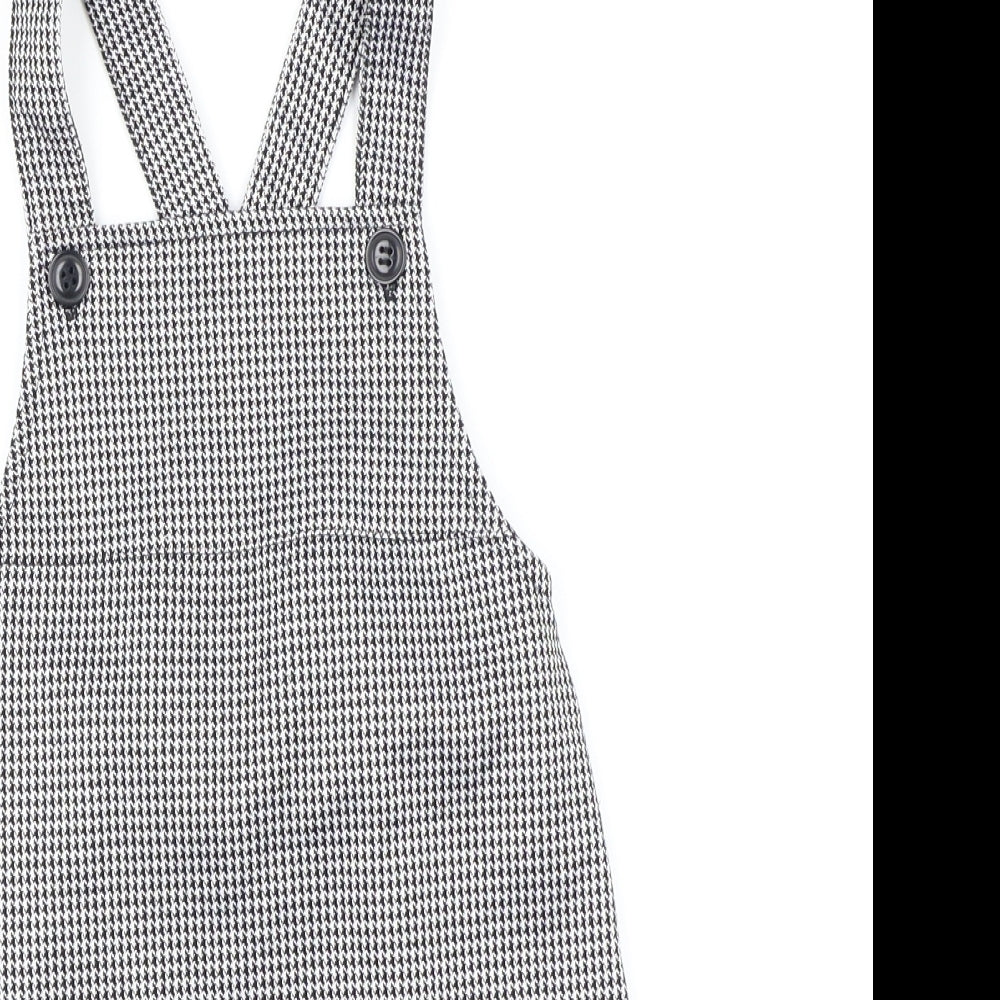 NEXT Girls Grey Check  A-Line  Size 4 Years