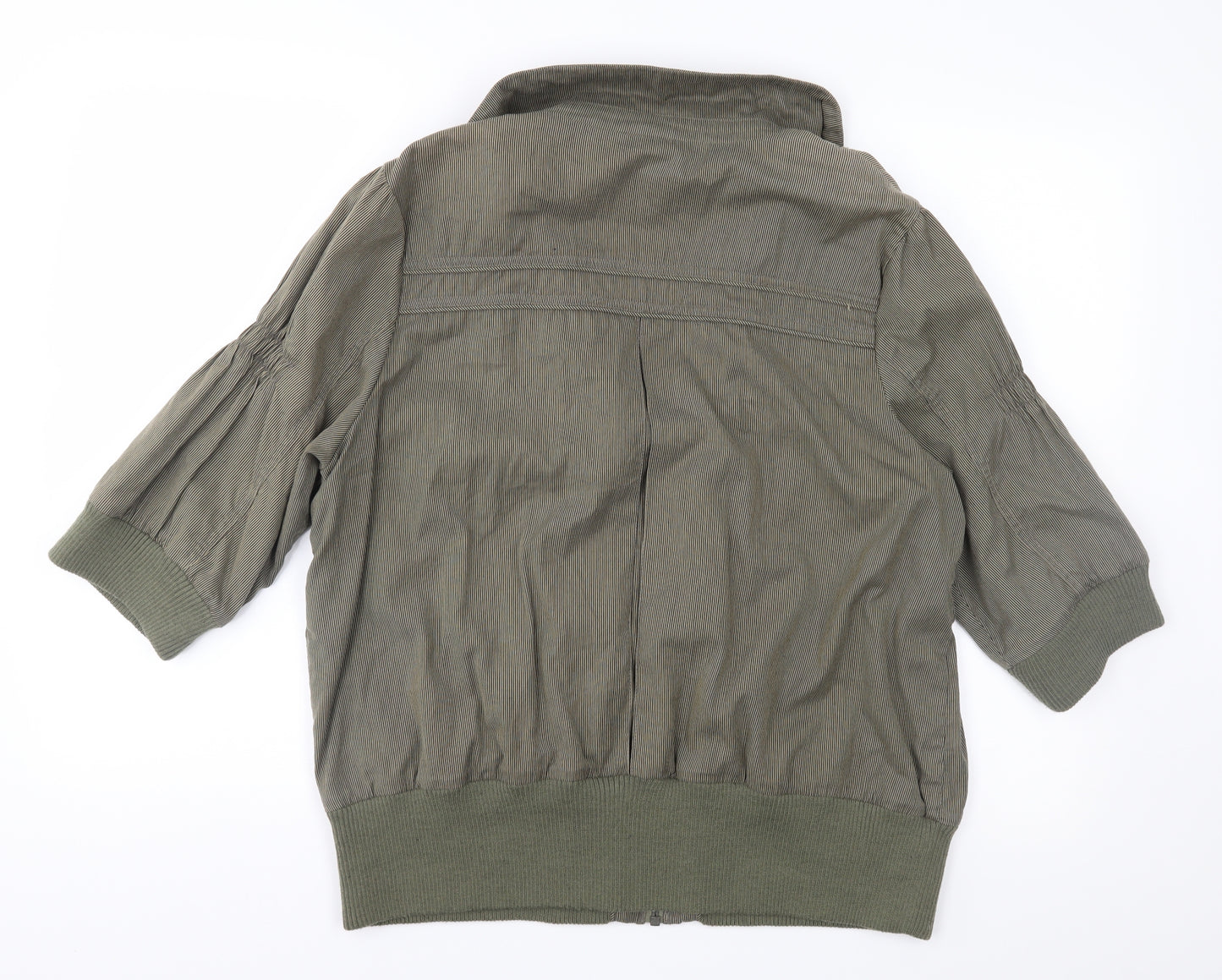 NEXT Womens Green Striped  Jacket  Size 18