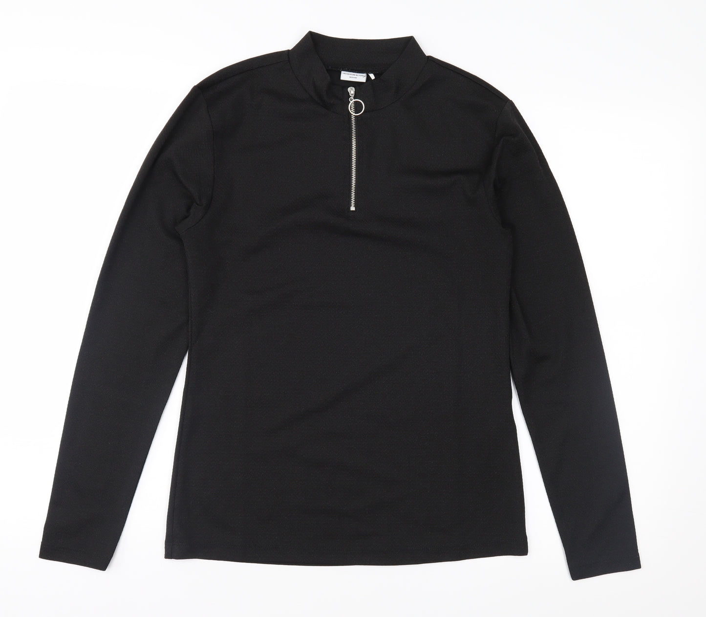 Jacqueline De Yong Womens Black   Basic Blouse Size M