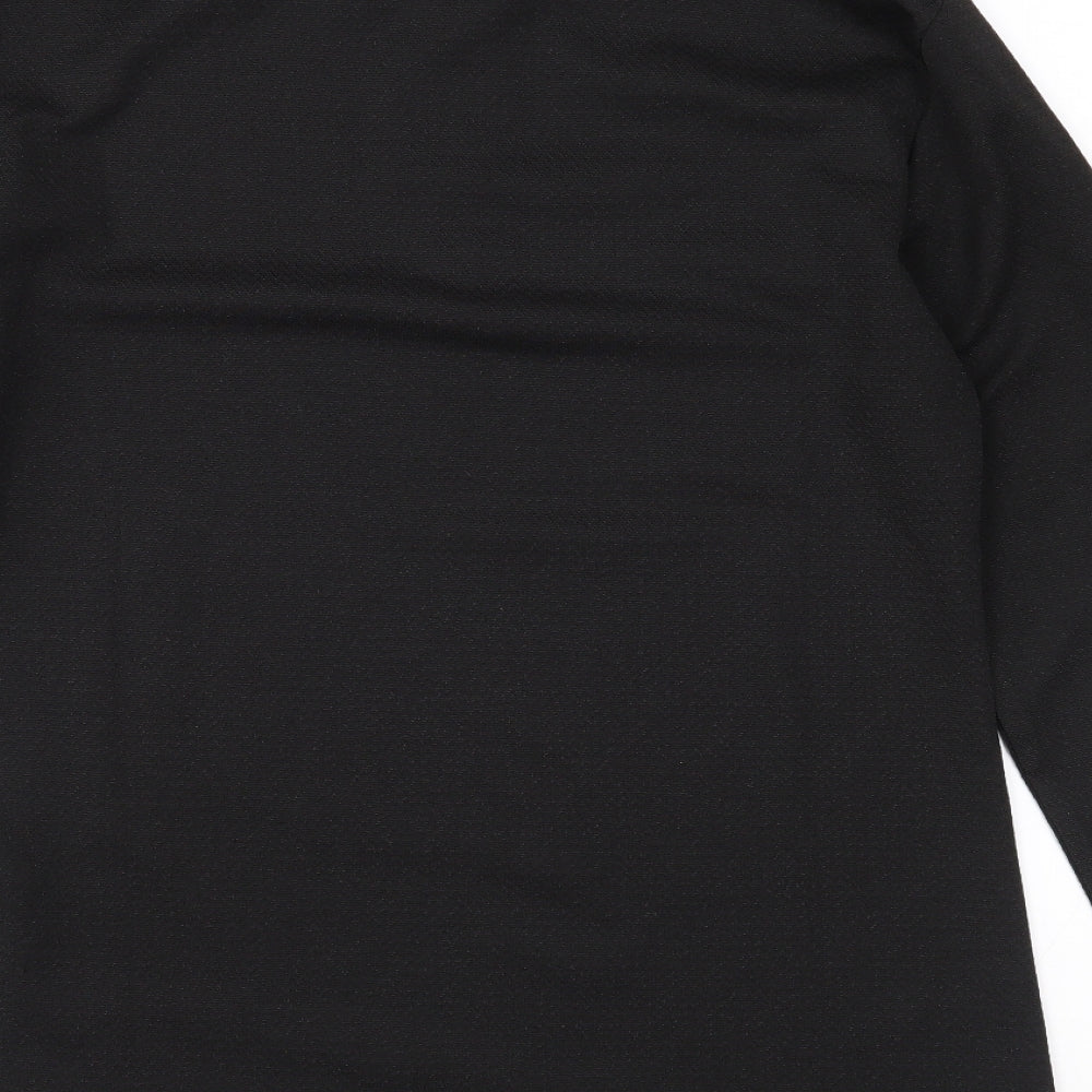 Jacqueline De Yong Womens Black   Basic Blouse Size M