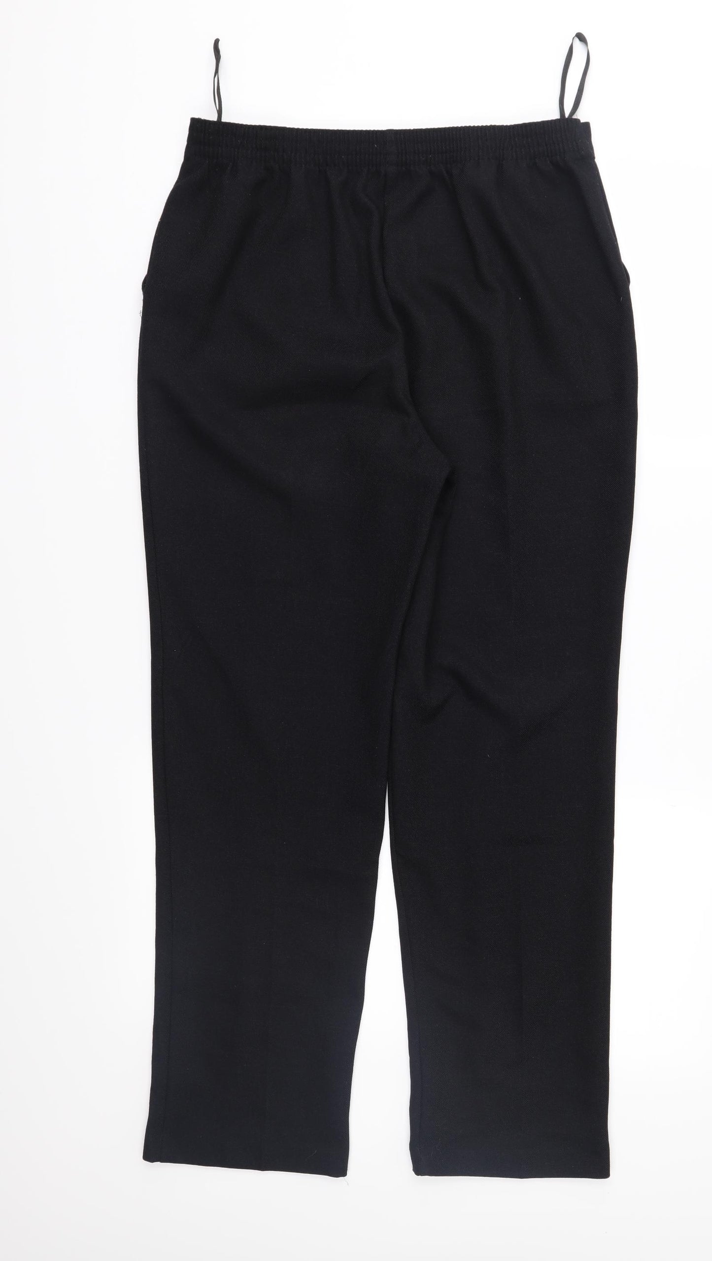 Papaya Womens Black   Trousers  Size 10 L28 in