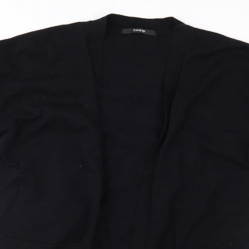 George Womens Black  Knit Cardigan Jumper Size 12
