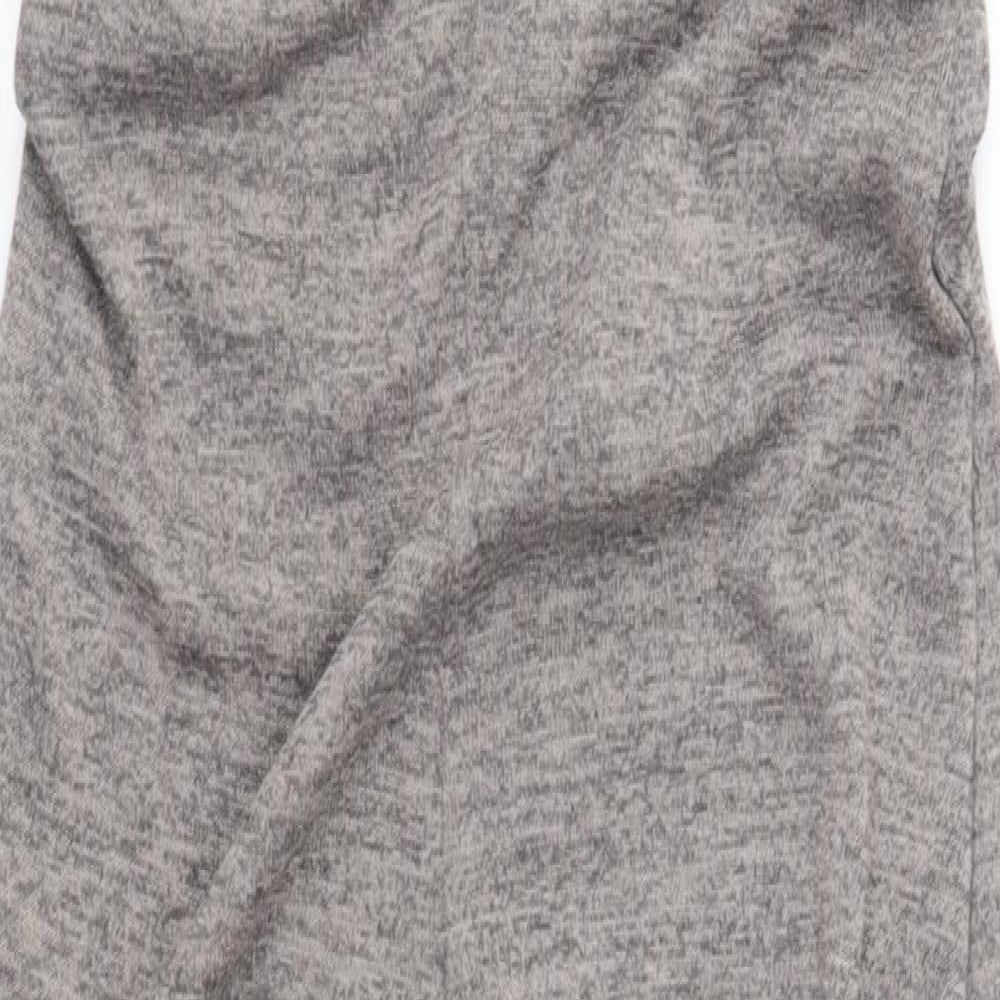 Missguided Womens Brown  Jersey Jumpsuit One-Piece Size 8 L28 in