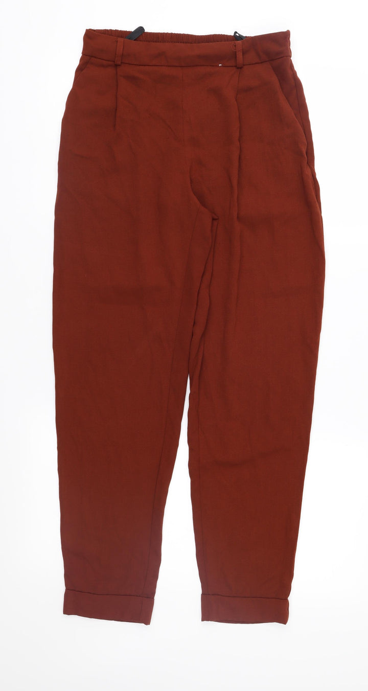 Atmosphere Womens Brown Trousers Size 10 L28 in