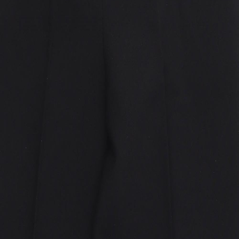 Preworn Womens Black   Trousers  Size 14 L28 in